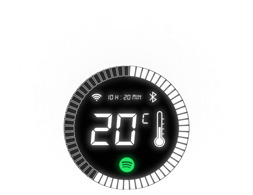 Atmos smart control display